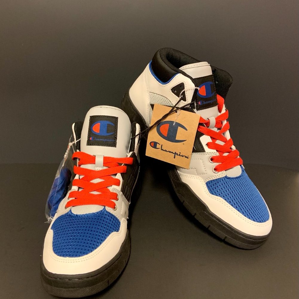 Champion 3 On 3 Black-Multi-Color Mens Sneakers